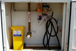 69,000 litre bunded diesel tank pumping bay