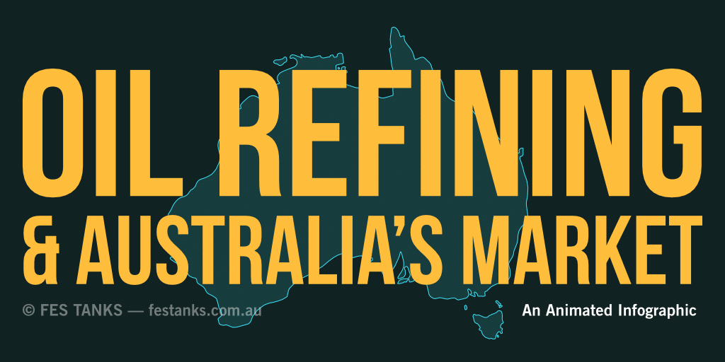 oil refining infographic