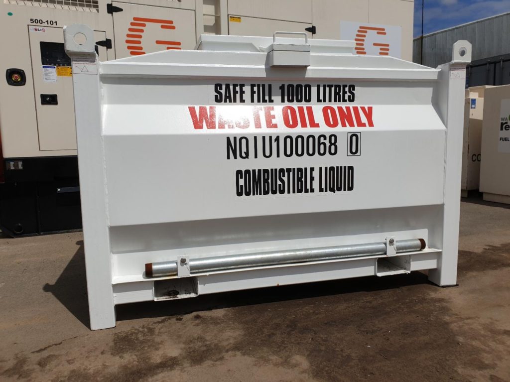 BLOC 1000 waste oil storage tank