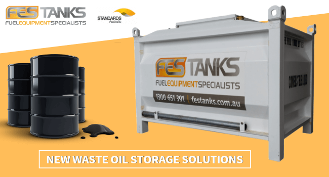 waste oil storage tanks