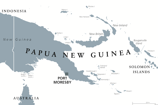 Papua New Guinea Map