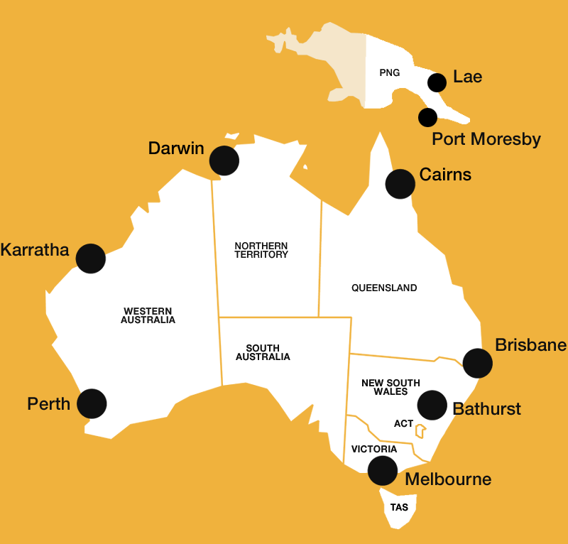 FES location map