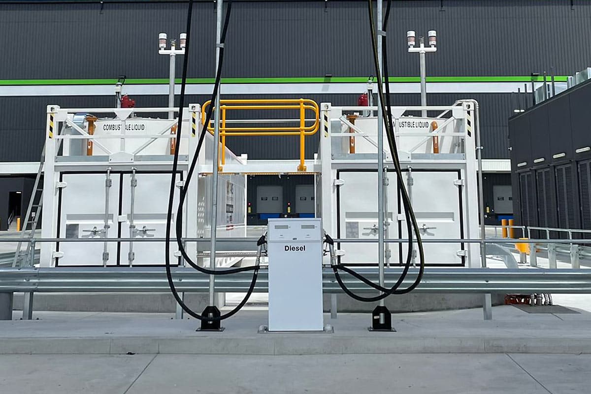 pump bay refuelling depot coles distrubution centre redbank