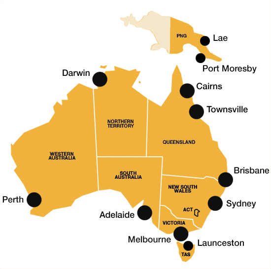 F.E.S. TANKS - Our Locations
